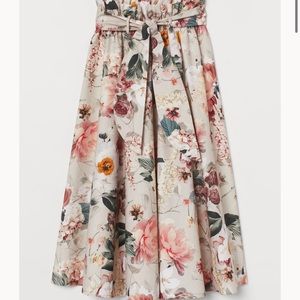 H&M flora skirt